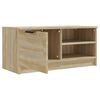 vidaXL Mobile Porta TV Rovere Sonoma 80x35x36,5cm in Legno Multistrato