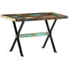 vidaXL Tavolo da Pranzo 120x60x76 cm in Legno Massello di Recupero
