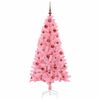 vidaXL Albero di Natale con 150 LED con supporto Rosa 150 cm PVC