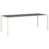vidaXL Set da Pranzo da Giardino 9 pz con Cuscini in Polyrattan Bianco