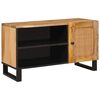 vidaXL Mobile TV Marrone 80 x 33 x 46 cm Legno di mango massello