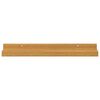 vidaXL Scaffale da parete 4 pcs Beige 40 x 9 x 3 cm Legno multistrato