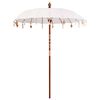 vidaXL Parasol Balinese Crema 185 x 185 x 260 cm