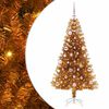 vidaXL Albero di Natale Oro 150 cm PET