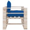 vidaXL Set Divani da Giardino Pallet 5 pz con Cuscini in Legno di Pino