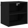vidaXL Armadio pensile Rovere Nero 40 x 29,5 x 40 cm Legno multistrato