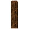vidaXL Libreria Ante Rovere Fumo 136x37x142 cm in Legno Multistrato