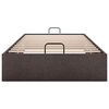 vidaXL Struttura Letto Pouf senza Materasso 100x200 cm in Tessuto