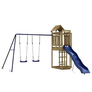 vidaXL Set da Gioco da Esterno in Legno di Pino Impregnato