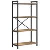 vidaXL Libreria 60 x 30 x 120 cm Legno ingegnerizzato