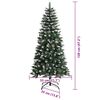 vidaXL Albero di Natale artificiale con 150 LED Verde 120 cm