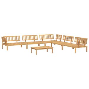 vidaXL Set Divano Pallet da Giardino 6 pz in Legno Massello di Acacia