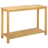 vidaXL Tavolo consolle da giardino Acacia chiaro 110 x 40 x 75 cm