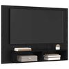 vidaXL Set mobile TV Rovere Nero 120 x 23,5 x 90 cm Legno multistrato