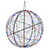 vidaXL Luce a punta di Natale 750 LED Multicolore &Oslash; 50 x 52 cm