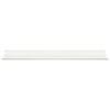 vidaXL Mensola sospesa 2 pcs Bianco 60 x 18 x 2,5 cm Acciaio