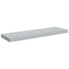 vidaXL Scaffali a Parete 2 pz Grigio Cemento 80x23,5x3,8 cm in MDF