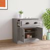 vidaXL Credenza Grigio Sonoma 70x35,5x67,5 cm in Legno Multistrato