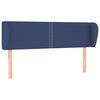 vidaXL Testiera ad Orecchio Blu 147x23x78/88cm in Tessuto