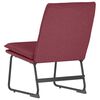 vidaXL Sedia Lounge Rosso Vino 52x75x76 cm in Tessuto