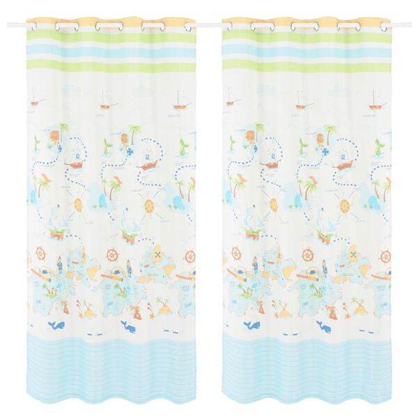 vidaXL Tende Oscuranti per Bambini 2pz 140x240cm Giramondo