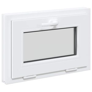 vidaXL Finestra per Soffitta RISOR 60 x 40 cm PVC e Vetro Bianco