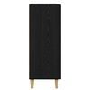 vidaXL Credenza Rovere Nero 70 x 34 x 90 cm Legno multistrato