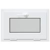 vidaXL Finestra Seminterrato RISOR 60x40 cm Tilt 3 Vetri Bianco