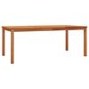 vidaXL Set da Pranzo per Giardino 5 pz in Legno Massello di Teak