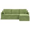 vidaXL Divano Verde chiaro 198 x 134 x 80 cm Velluto