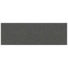 vidaXL Testiera da Parete 12 pz 90 x 30 cm Grigio scuro Tessuto