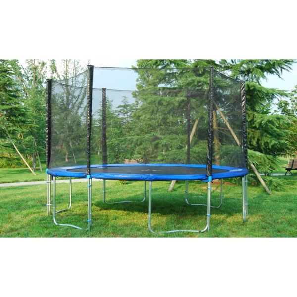 Trampolino, Tappeto Elastico &Oslash;4,6m.+ rete sicurezza e telo