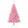 vidaXL Albero di Natale artificiale con luci integrate Rosa 240 cm PVC