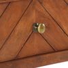 vidaXL Comodino 40x40x50 cm in Legno Massello di Acacia