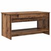 vidaXL Tavolino da salotto Rovere artigianale 80 x 50,5 x 41,5 cm