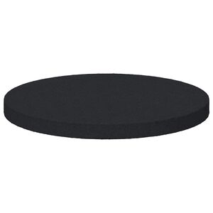 vidaXL Pannelli per Piedi di Mobili 2 pcs Nero &Oslash; 30 x 2 mm EVA