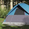 vidaXL Tenda da Campeggio a Cupola per 2 Persone Blu Impermeabile