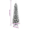 vidaXL Albero di Natale artificiale con 300 LED Bianco 210 cm