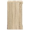 vidaXL Credenza con Luci LED Rovere Sonoma 41x37x67 cm