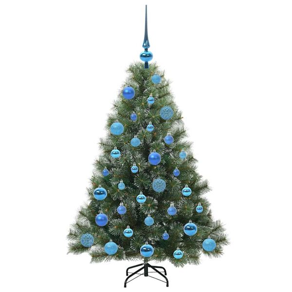 vidaXL Albero di Natale artificiale con 150 LED Verde 120 cm PE e PVC