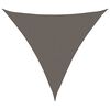 vidaXL Parasole a Vela HDPE Triangolare 5x5x5 m Antracite