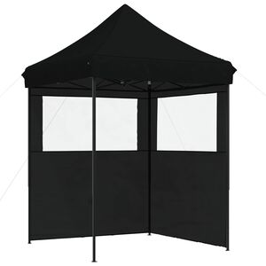 vidaXL Tenda Party Nero 200 x 200 x 306 cm Tessuto Oxford