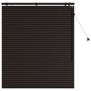 vidaXL Tenda Veneziana Marrone Scuro 120 x 130 cm 35 mm