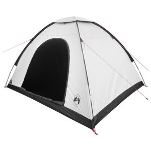 vidaXL Tenda da campeggio con tetto Bianco Blackout 275 x 215 x 125 cm