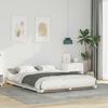 vidaXL Struttura letto a terra Bianco 160 x 210 cm