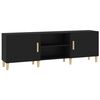 vidaXL Mobile Porta TV Nero 150x30x50 cm in Legno Multistrato