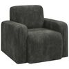 vidaXL Poltrona Antracite corduroy