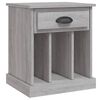 vidaXL Comodino Grigio Sonoma 43x36x50 cm