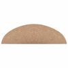 vidaXL Tappeti Adesivi per Scale 15 pz 56x17x3 cm Beige