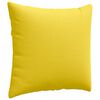 vidaXL Cuscini da Divano 2 pcs Giallo Chiaro 50 x 50 cm Tessuto